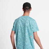 Saysky Flower Combat T-Shirt Light Blue/Flower