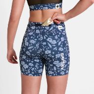 Saysky Flower Combat+ Short Tights Womens Blue Flower