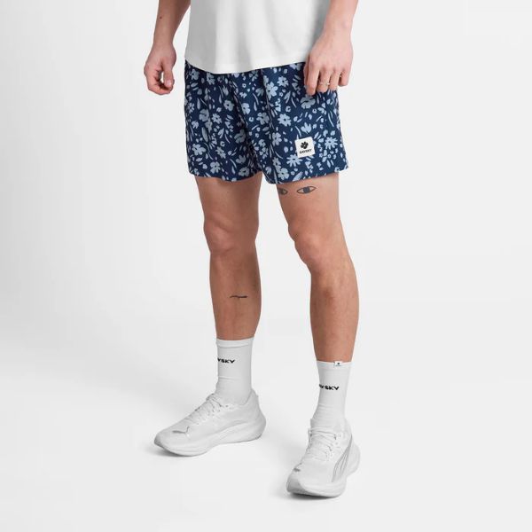 Saysky Flower Pace Shorts 5'' Blue Flower