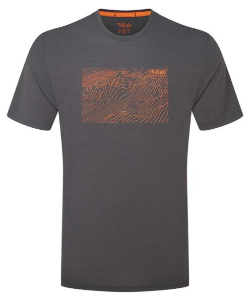 Rab Syncrino Ridge Tee  Graphene