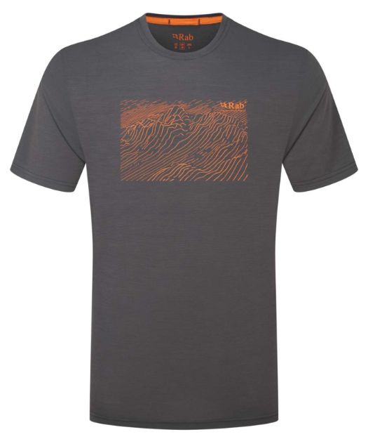 Rab Syncrino Ridge Tee  Graphene