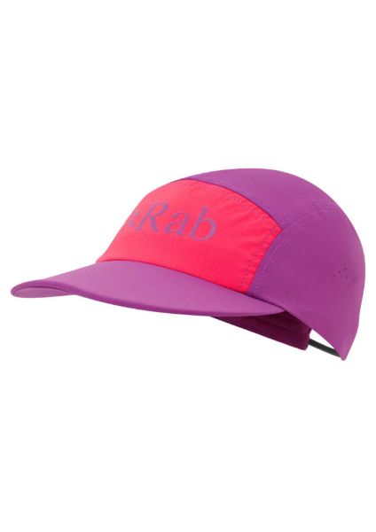 Rab Talus 5 Panel Cap Plum/Watermelon