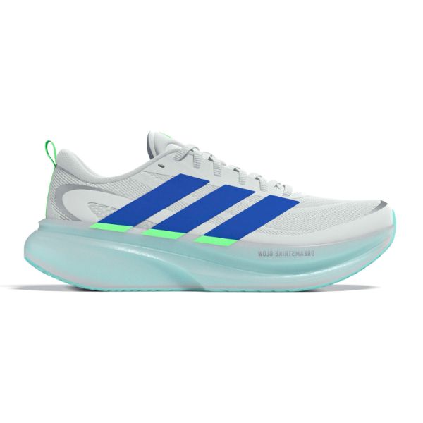 Adidas Supernova Glide Cloud White/Blue/Lime Burst