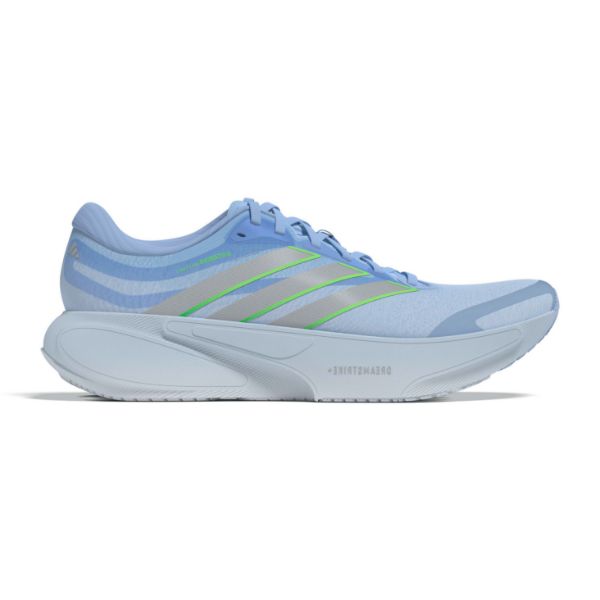 Adidas Supernova Solution 3 Womens Crystal Sky/Silver Metallic/Lime