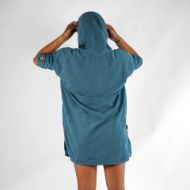 Vaikobi Full Zip Hooded Towel Ocean Blue