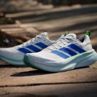 Adidas Supernova Glide Cloud White/Blue/Lime Burst