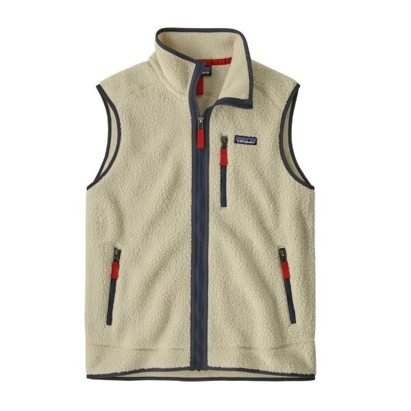 Patagonia Retro Pile Vest  Pelican w/Smolder Blue