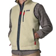 Patagonia Retro Pile Vest  Pelican w/Smolder Blue