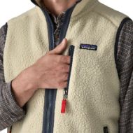 Patagonia Retro Pile Vest  Pelican w/Smolder Blue